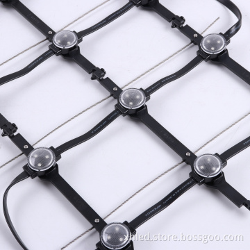 Flexible LED Mesh Screen with 100mm Pixel Pitch for Outdoor Advertising
